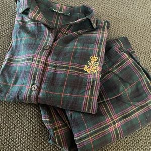 Ralph Lauren flannel PJ set